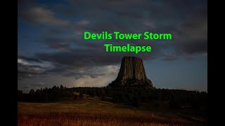 Devils Tower Time Lapse