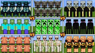 Minecraft Mob Tournament - 100x All Mobs Army