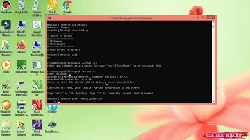 Perintah DBA dalam Manajemen User dan Hak Akses Menggunakan CMD