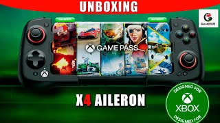 UNBOXING X4 Aileron diseñado para Android, incluye 1 mes de Xbox Game Pass Ultimate (Descuento!!!)