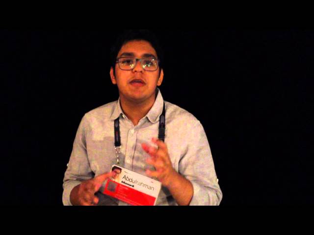 TEDxTheRocks Global Ideas Project - Abdulrahman M. Albawardi class=