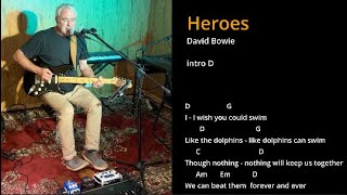 Miniatura de "Heroes (David Bowie) - One Man Band Chords and Lyrics"