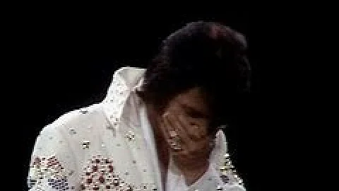 In 1974 in Las Vegas -Before Elvis begins to sing his song he said Listen Priscilla very heartfelt