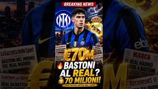 BASTONI AL REAL MADRID L'INTER VUOLE 70 MILIONI! #short #football