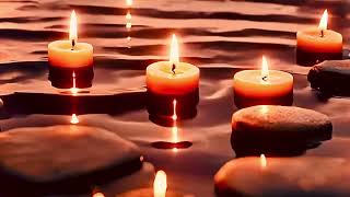 Meditation Candle 5 Minutes Candle Flame Meditation with Relaxing Water Sounds for sleep #Candles