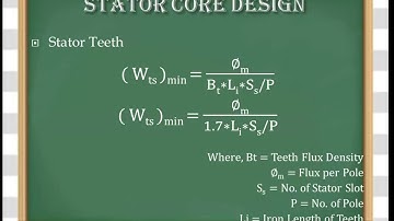 Stator Core Design_Part_3 ||Design of Three Phase Induction Motor||