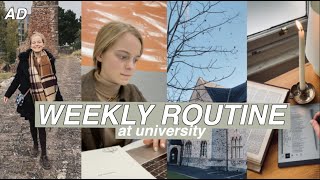 Weekly Routine at University