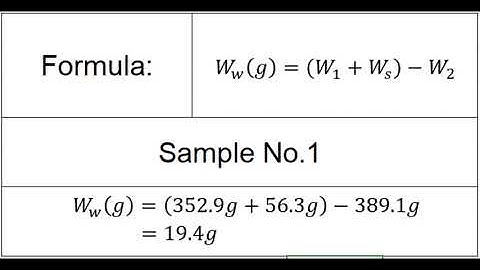 Determining the Specific Gravity of a Solid Soil under ASTM D854