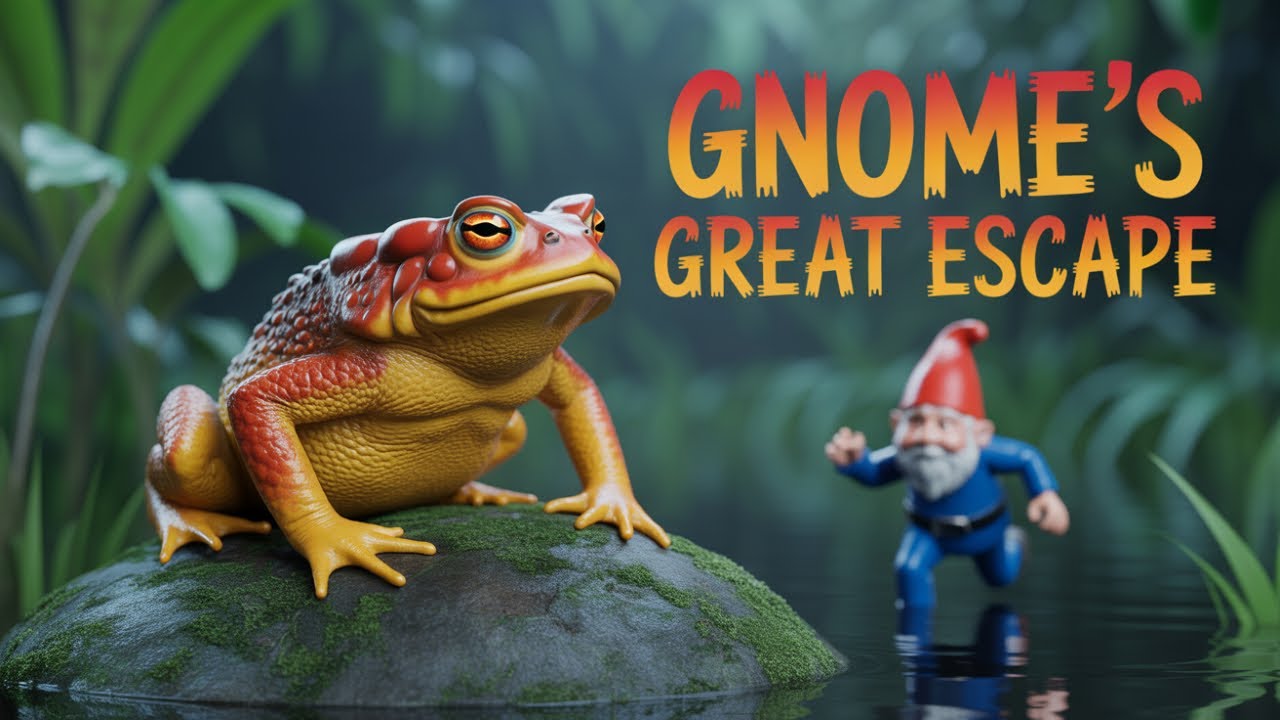 Back from the Jaws of Death: Poisonous Toad vs. Brave Gnome! 🐸 - YouTube