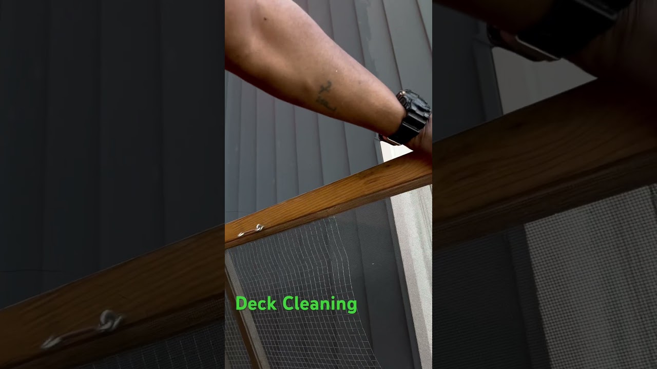 Hydro Clean Services Soft Wash Is Gentle and Safe on Painted Decks. 