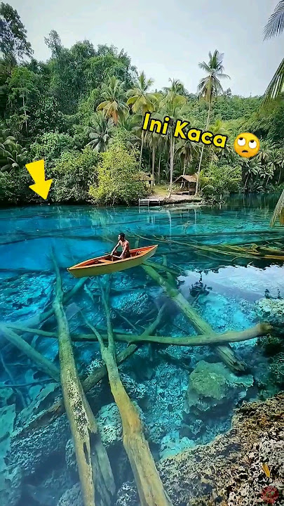 Ini Benar Gila Jernih Seperti Kaca 😱 !! Danau Paisu Pok Sulawesi #shorts