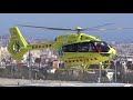 Aterratge Airbus Helicopters H145 T2 I-MADE a l&#39;hospital Vall d&#39;Hebron- H145 T2 Landing at Hospital