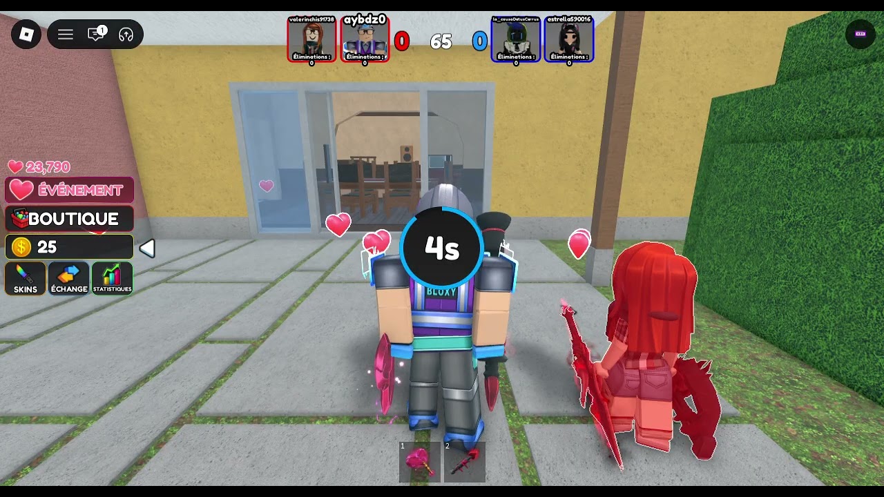 Roblox)je joue à duels de pistolet