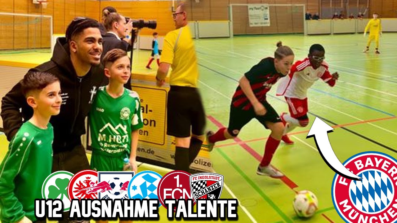 U12 TALENTE von BAYERN,FRANKFURT,LEIPZIG und Co. zerstören beim HALLENTURNIER 🔥😱