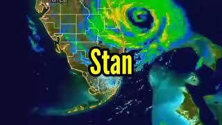 Track of Hurricane Stan