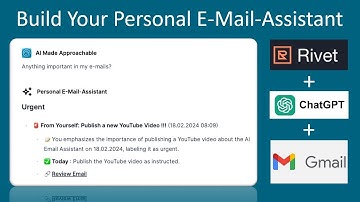 Rivet: Chat with Your Emails! - Build an AI Email-Assistant with GPT-4 and Gmail - No Code Solution