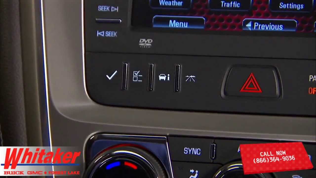 2014 GMC Acadia-How to use the driver information center - YouTube