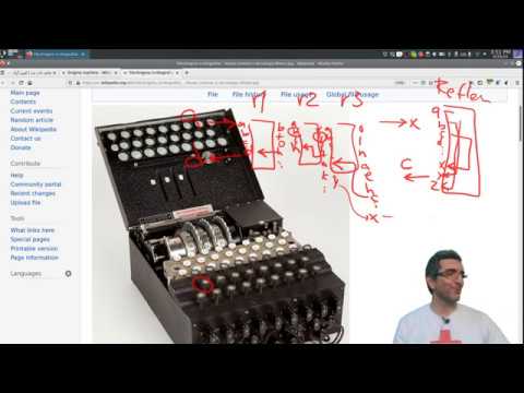 توضیح و نوشتن ماشین رمز آلمان در جنگ دوم: انیگما