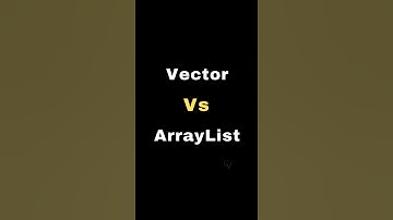 Java Vector vs. ArrayList ✍️