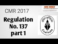 Coal mine regulation 2017|| reg no. 137 part 1