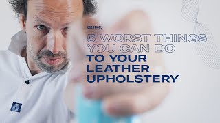 The 5 worst things you can do to leather upholstery - The Detailing Guru