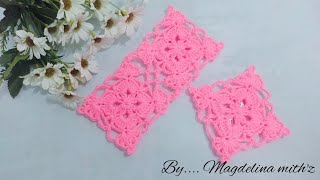 Crochet Motif square Toturial