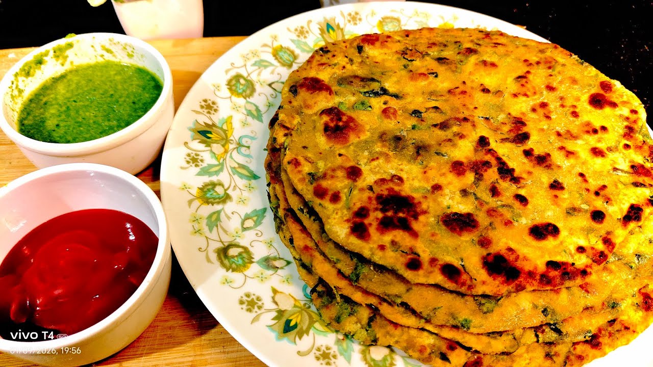 मेथी के हेल्दी गरमा गरम पराठे इस तरीके से बनाईए || Methi ke parathe Tasty recipe|| 