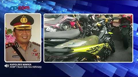 Pakai Knalpot Racing, Puluhan Motor Ditahan