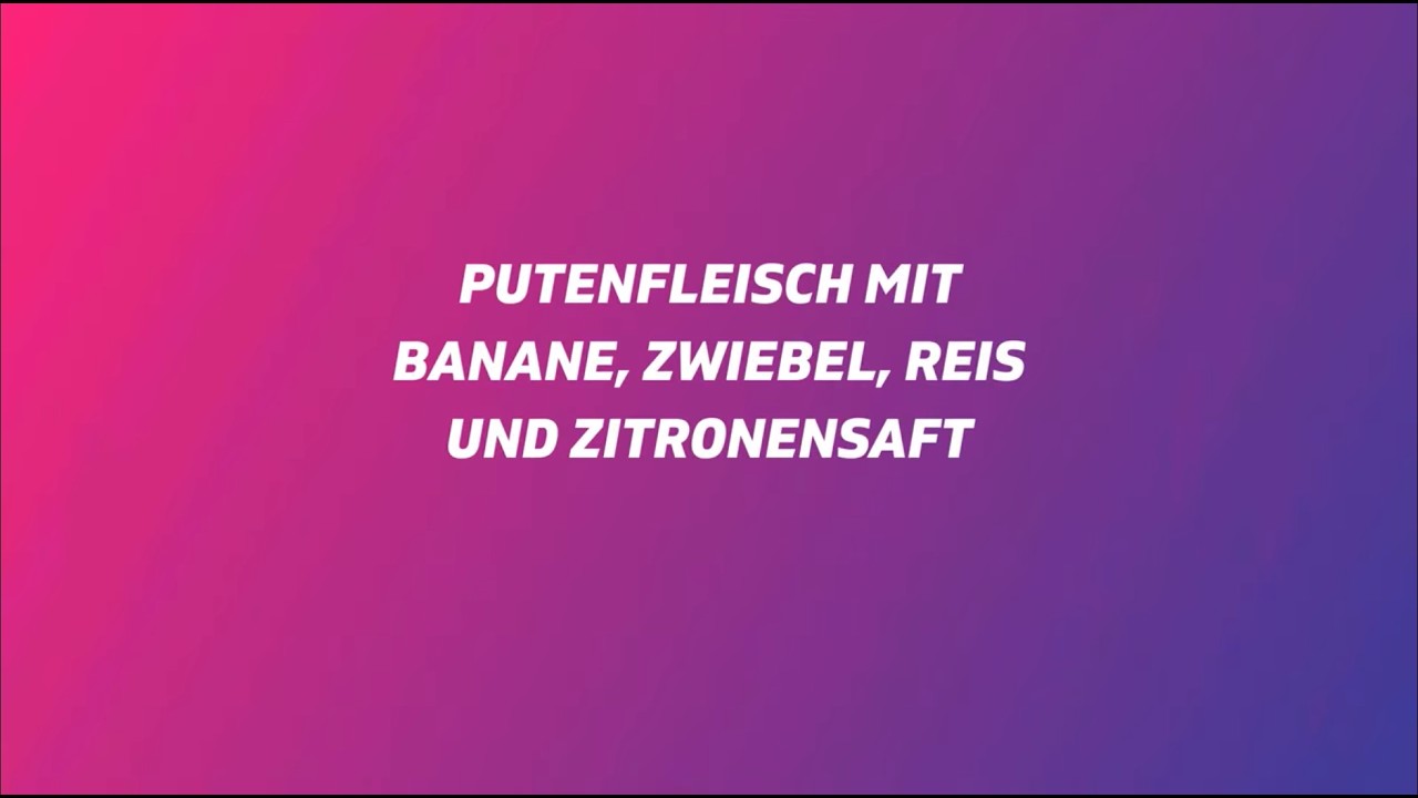 Curry Putenfleisch mit Reis, Zwiebel und Banane