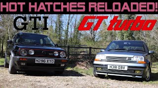Renault 5 GT Turbo vs Golf GTI Mk2 - 80s Hot Hatch Shootout Reloaded!