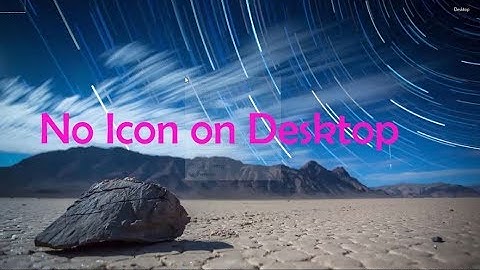 Use transparent Desktop icon। Without software