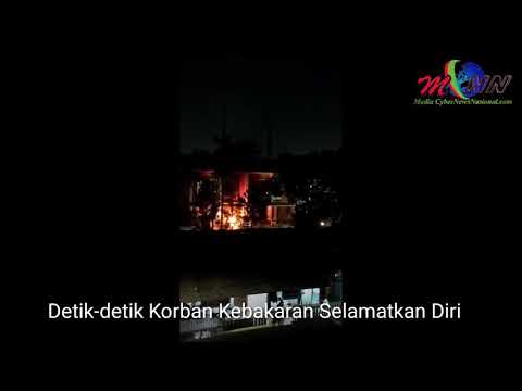 Viral, Korban Kebakaran Selamatkan Diri