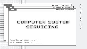 Elizabeth L. Clor Grade 10 Lopez Jaena CSS Performance Task Q1