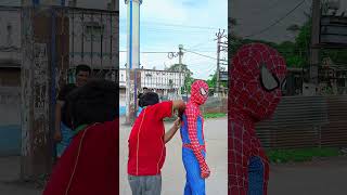 Body Massage 🕷️#spiderman #shortsfeed #funny #peterparker #trending #comedy #viralvideo #explorepage