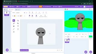 How to make Sprunki on Scratch  vPart 1   Making Oren and Rady By Tej