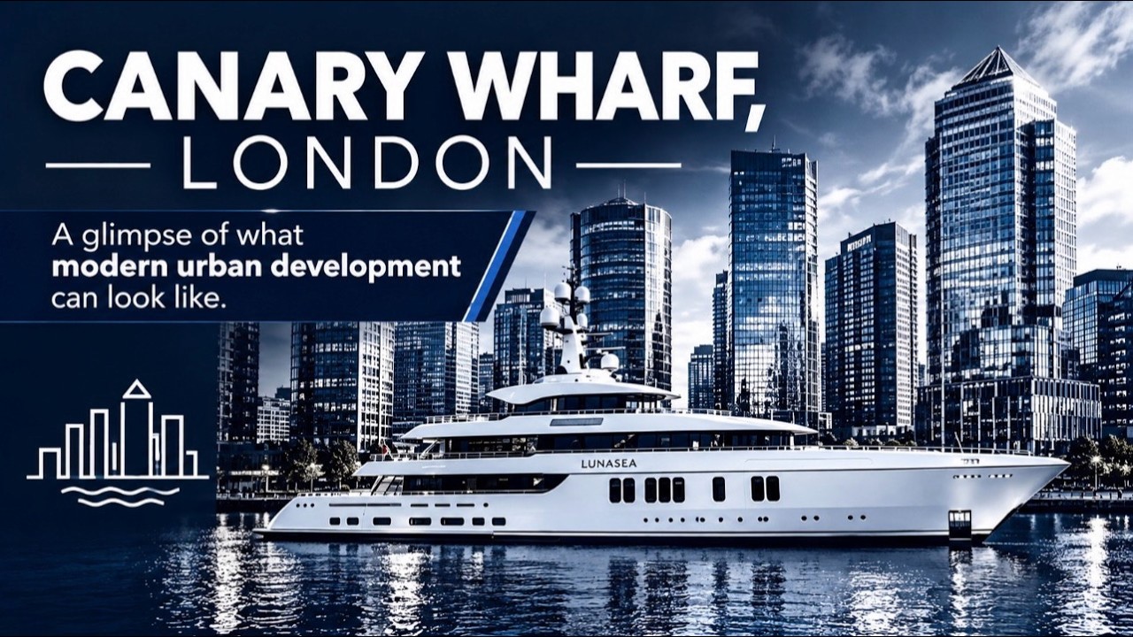 CANARY WHARF, LONDON — A GLIMPSE OF WHAT MODERN URBAN DEVELOPMENT CAN LOOK LIKE.