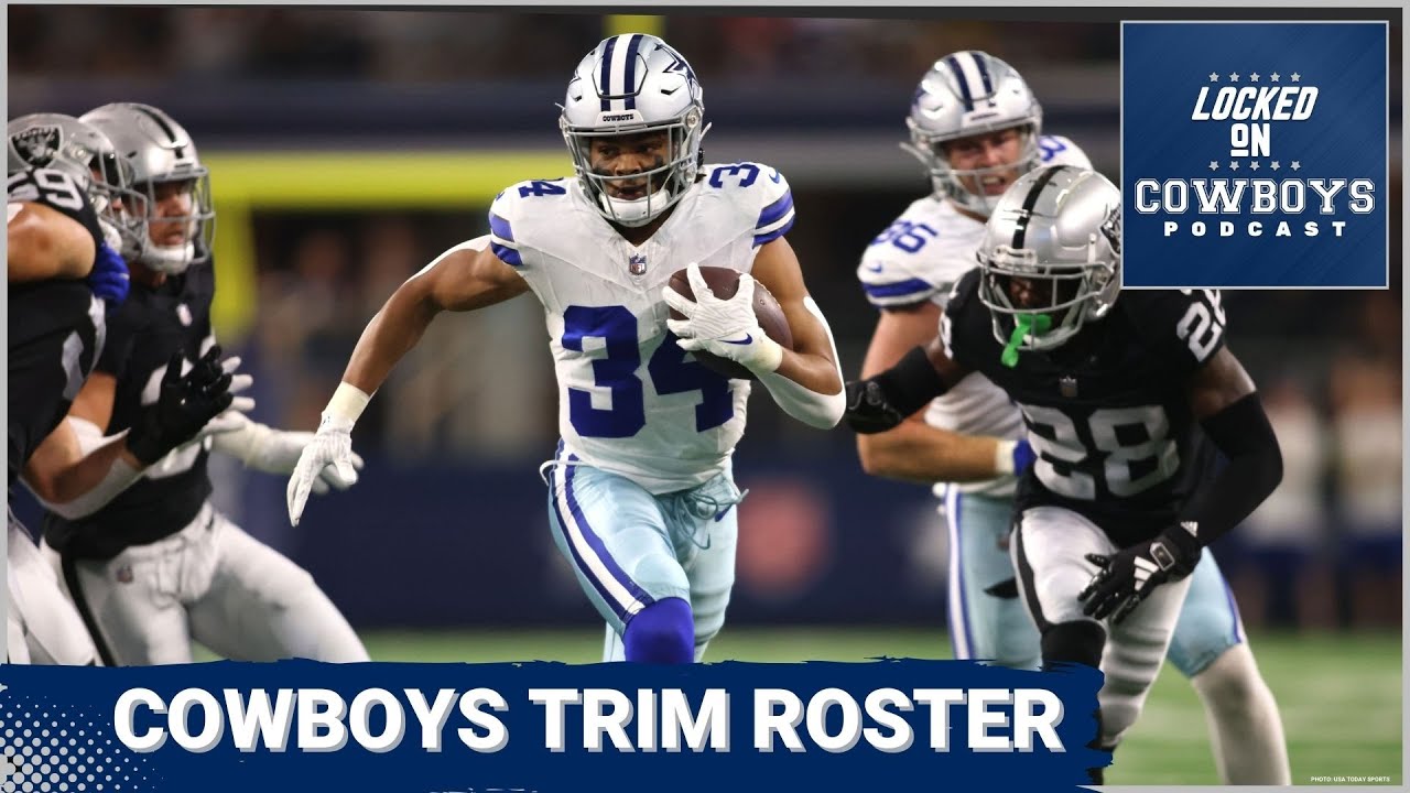 Dallas Cowboys Cut Roster Down To 53 Players! YouTube