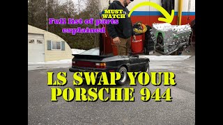 LS Swap the Porsche 944 DIY // Parts list explained
