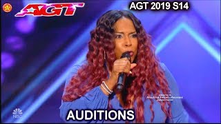 Carmen Carter Singer "Never Tear Us Apart" SUPER GREAT | America's Got Talent 2019 Audition