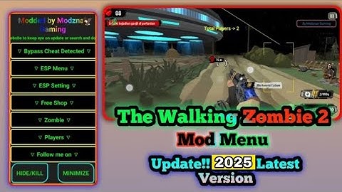 The Walking Zombie 2 Mod Menu 3.45.0 Update!! No Cheat Detected!!