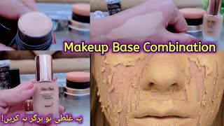 Makeup base combination for begginers tips & tricks urdu / hindi