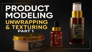 Product Modeling , Unwrapping & Texturing | 3D Workflow in Maya  (Step by Step) Part 1