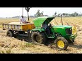 Extreme john deere tractor hard in field work  tractors  swami tractors