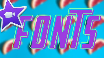 How To Add Custom Fonts into iMovie - 2024