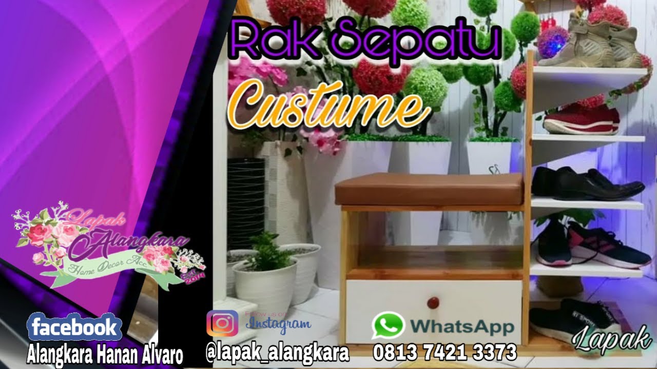 Home Decor Accessories Rak  Sepatu  Unik  YouTube