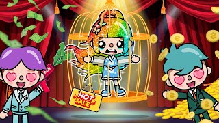 I'm The Only Rainbow Hair Girl In Town 🌈🏚🥵 Sad Story | Toca Life World | Toca Boca