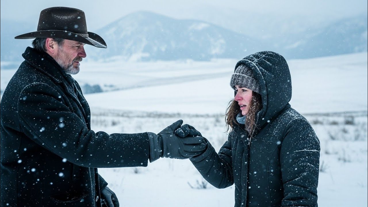 The New Teacher Was Alone in the Storm — Until the Cowboy Stepped Forward