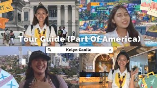 Tour Guide Task Performance( Tourism Student) // Kclyn Caoile