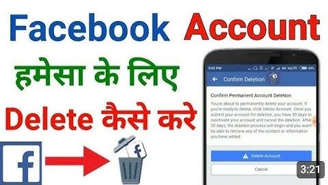 Facebook Account Delete Kaise Kare 2024 | How To Delete Facebook Account Permanently 2024|