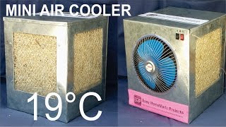 This is a really awesome project totally made at home. This simple but most reliable project cool the air on the principle of water 